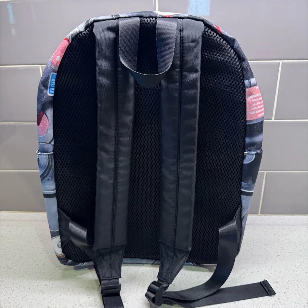 Kids / teen Graphic Print Backpack NWOT - Picture 3 of 16